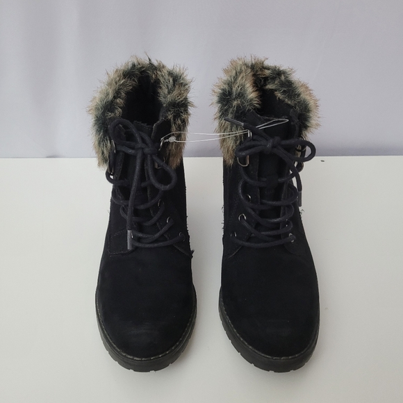 Sophie 17 Black Booties - Picture 6 of 7